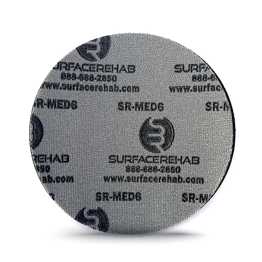 Surface Rehab - 6" Foam Abrasive Pad - Medium